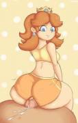 Daisy sitting on a dick