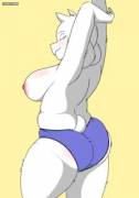 Toriel Morning Stretch [LaundryMom]