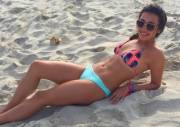 Lying on the sand waiting to be soaked in your cum...&lt;3