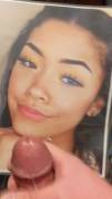 Cumshot for beautiful light skin cutie