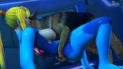 Samus Aran fucking a dog before her next mission. (darktronicksfm)