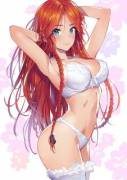 Meiling in Lingerie