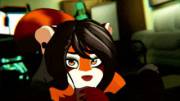 [MF] Red Panda blowjob (animated)