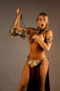 Griffin Maria as Slave Leia