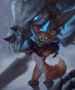 Vulpera DK commission [artist: milkwyvern]