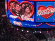 This happened on the NHL kiss cam last night