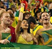 Brazilian soccer fans