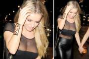 Strictly's Ola Jordan suffers nip-slip