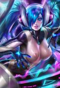 Dj Sona nude by Sakimichan