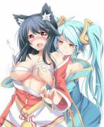 Ahri x Sona