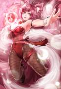 Battle Bunny Ahri by goomrrat