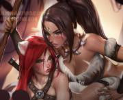 Katarina x Nidalee Teaser [Sakimichan]