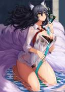 Washing Ahri by goomrrat