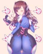 D.Va's Ass. So HOT! (Overwatch)