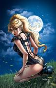 Zenescope Entertainment GFT ZOMBIES CURSED #2 C by Yleniadn86