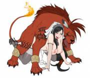 Tifa &amp; Red XIII by Legoman