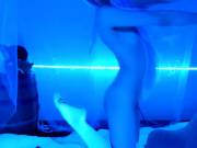 Black light kitty