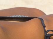 Deep tan.