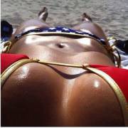 Tanning Wonder Woman