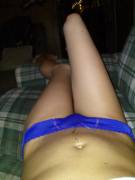 Blue panties