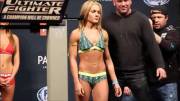 Felice Herrig weighing in