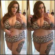 Tess Munster bikini selfie