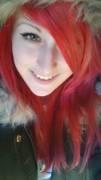 Killer red hair and smile
