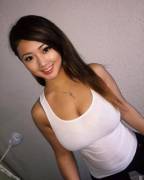 White tank top