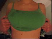 Green tank top