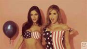 Arianny Celeste and Brittney Palmer