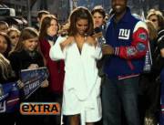 Maria Menounos shows off her Giants bikini