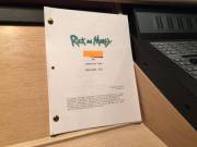 [Request] See through first page of Rick and Morty script.