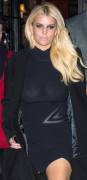 [Request] Jessica Simpson black see thru top