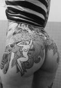 Nice ass, nice tatts