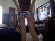 Striped boyshorts