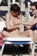 Model Daisy Lowe in Ibiza (NSFW)