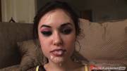 Sasha Grey and her sexy cum covered tits