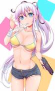 Bikini top and shorts [Original]
