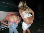 Mooning at a Party