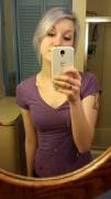 Purple top.