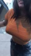 [GIF] Crazy Latina Street Exhibitionist