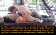 [F/D] Dad and I fucked like animals days leading up to his departure. 9 months later, he came home surprised to see me pregnant and ready to pop.
