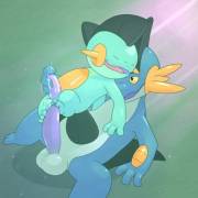 Swampert x marshtomp [MM] (Argon_Vile)