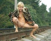 Rail Squatter [X-post via /r/TinyTits]