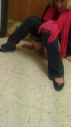 on the floor