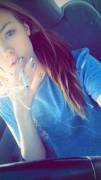 Selfie in the car