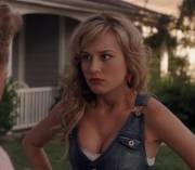 Brie Larson's big rack looking good in denim