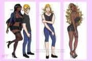 Hot GF Transformation (MTF/TGTF; Bimbofication, Ebony Race Change) by kittymellow