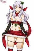 Micaiah Dressed for Christmas (Mina Cream)