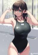 One-piece swimsuit [Original]